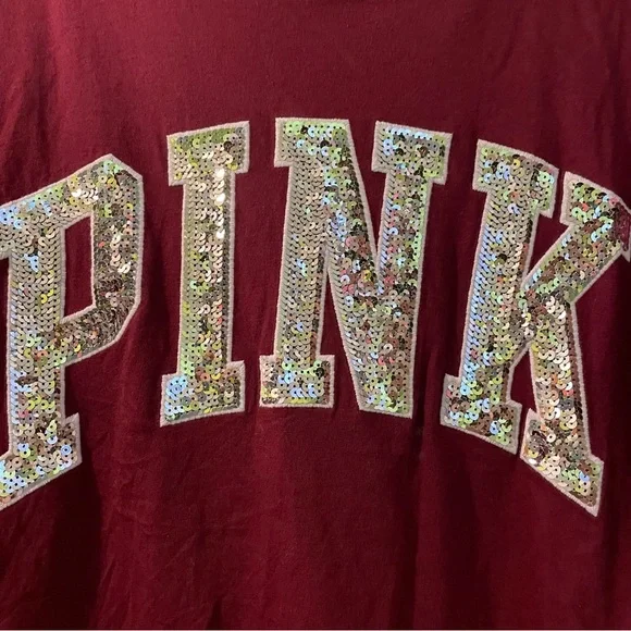 VS. PINK bling tee-x-small EUC - Picture 2 of 6